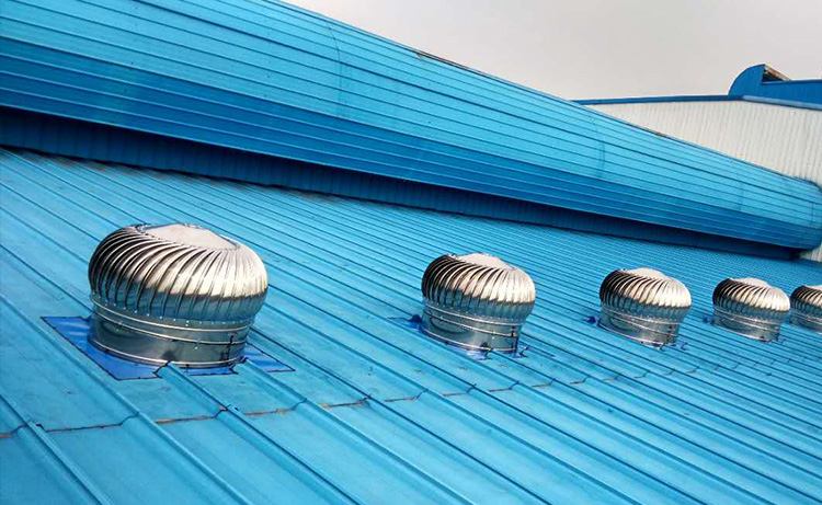 远东光电特种玻璃车间屋顶排热通风管道解决方案